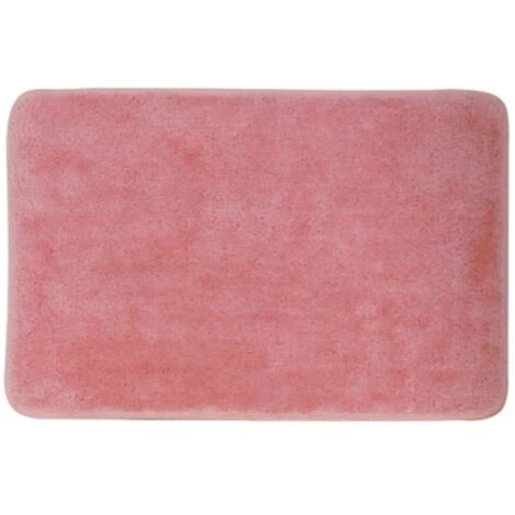 MSV Tapis De Bain Acrylique Avec Semelle En Latex 40x60cm Saumon - Rose 1 MSV Tapis De Bain Acrylique Avec Semelle En Latex 40x60cm Saumon - Rose