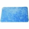 MSV Tapis De Bain WC & Lavabo Acrylique Avec Semelle En Latex 50x80cm Bleu Ciel - Bleu