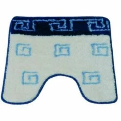 MSV Tapis De Bain Acrylique Avec Semelle En Latex 50x50cm Multicolore - Multicolor