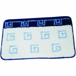 MSV Tapis De Bain Acrylique Avec Semelle En Latex 50x80cm Multicolore - Multicolor