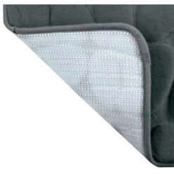 MSV Tapis De Bain Microfibre PEBBLE 50x80cm Gris Foncé - Gris -Promos MSV Magasin 44260527 3