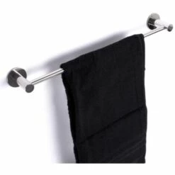 MSV Porte Serviettes Mural En Inox SUMBA 53cm Chromé - Chromé -Promos MSV Magasin 46475736 3