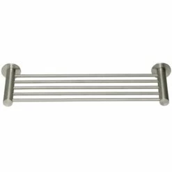 MSV Porte Serviettes étagère Mural En Inox SIWA Brossé - Gris -Promos MSV Magasin 46475742 3