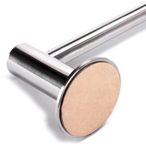 MSV Porte Serviettes Mural En Inox SUMBA 63cm Chromé - Chromé 2 MSV Porte Serviettes Mural En Inox SUMBA 63cm Chromé - Chromé – Image 2