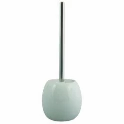 MSV Brosse Wc Avec Support Céramique JAVA Blanc - Blanc