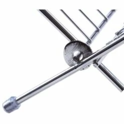 MSV Egouttoir à Vaisselle Pliant Avec Plateau En Acier Chromé Blanc - Blanc -Promos MSV Magasin 47999670 3