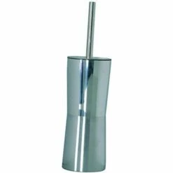 MSV 140467 Pot à Balai Modèle Cintré MDF/Inox 0,1 X 25,4 X 0,1 Cm
