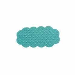 MSV 140193 Tapis Fond De Bain Caoutchouc + Carbonate De Calcium Bleu 92 X 44 X 0,1 Cm