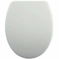 MSV Abattant WC Thermo Dur EASY CLEAN Blanc - Charnières Inox - Blanc