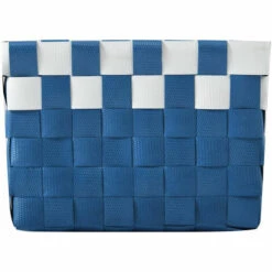MSV Panier 14 * 14 * 9 Cm Bleu Foncé Et Blanc
