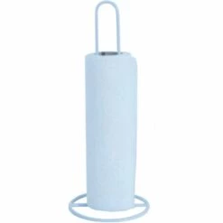 MSV Porte Rouleau Essuie Tout Acier Blanc - Blanc