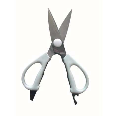 MSV Ciseaux Multi Fonctions En Inox - Blanc 1 MSV Ciseaux Multi Fonctions En Inox - Blanc