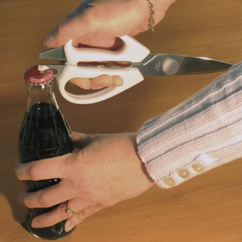 MSV Ciseaux Multi Fonctions En Inox - Blanc 3 MSV Ciseaux Multi Fonctions En Inox - Blanc – Image 3