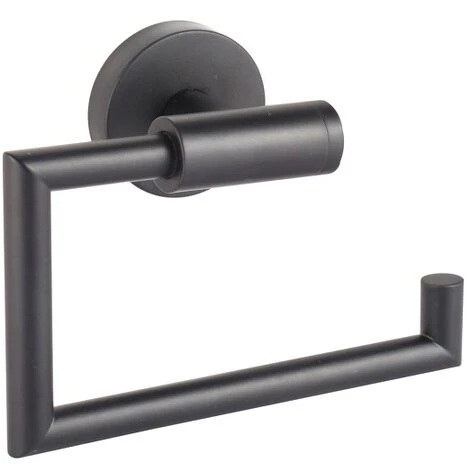 MSV Porte Rouleau Papier Wc Mural ABBY Acier Noir Mat - Noir 1 MSV Porte Rouleau Papier Wc Mural ABBY Acier Noir Mat - Noir