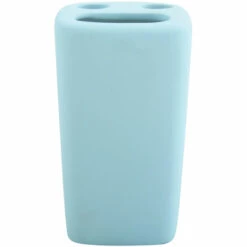 Verre En Céramique Haïti Pour Brosse à Dents, Couleur Bleu Clair - MSV.