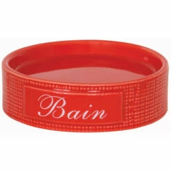 MSV PORTE SAVON CERAMIQUE DINAN ROUGE