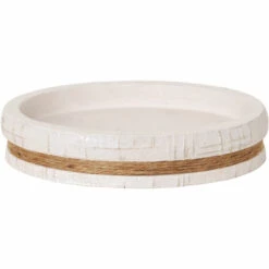 MSV Porte Savon Natura En Polyresine, Multicoloré, 30 X 20 X 15 Cm