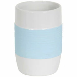 Verre En Céramique Moorea, Couleur Bleue - MSV