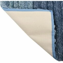 MSV Tapis De Bain Microfibre 50X80cm 3D Bleu - Bleu -Promos MSV Magasin 57757109 3