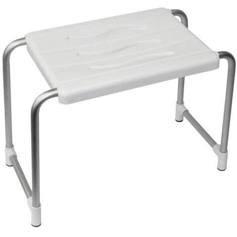 MSV Tabouret De Douche Blanc - Max 120kg - Blanc 1 MSV Tabouret De Douche Blanc - Max 120kg - Blanc