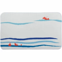 MSV Tapis En Microfibre 45 * 75 Cm Océan De Profondeur