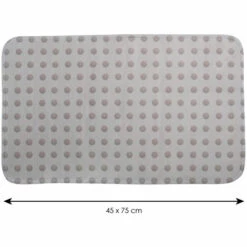 Tapis De Salle De Bain Microfibra Camberra Beige 45 X 75 Cm - Msv. -Promos MSV Magasin 60705609 4