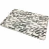 MSV Tapis De Bain LOFT En Mousse à Mémoire De Forme En Mousse à Mémoire, Gris, 50 X 70 X 15 Cm