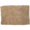 MSV 141369 Chenille Natte De Coton Marron Clair 50 X 80 X 15 Cm