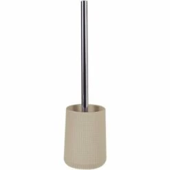 Set Brosse Wc MSV Norden Taupe Mat À Poser - Taupe