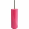 Set Brosse Wc MSV Inagua Rose Fuchsia Brillant À Poser - Fuchsia