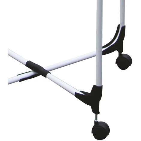 MSV Etendoir à Linge Tour 4 Niveaux à Roulettes 40M Acier Blanc - Blanc 3 MSV Etendoir à Linge Tour 4 Niveaux à Roulettes 40M Acier Blanc - Blanc â Image 3