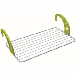 MSV Etendoir à Linge Spécial Balcon 10M Alu Coloris Assortis (Bleu, Vert Ou Violet) - Multicolor