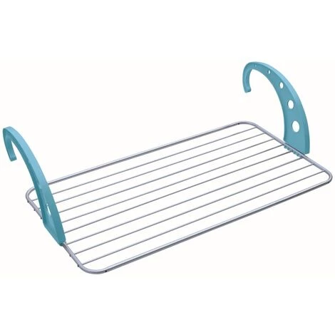 MSV Etendoir à Linge Spécial Balcon 10M Alu Coloris Assortis (Bleu, Vert Ou Violet) - Multicolor 3 MSV Etendoir à Linge Spécial Balcon 10M Alu Coloris Assortis (Bleu, Vert Ou Violet) - Multicolor – Image 3