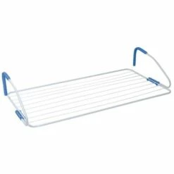 MSV Etendoir à Linge Spécial Balcon 10M Acier Ajustable Coloris Assortis (Bleu, Vert Ou Rose) - Multicolor