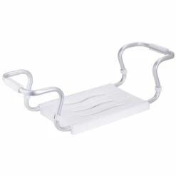 MSV Grand Siège De Baignoire Extensible 50-70cm Blanc - Max 120kg - Blanc