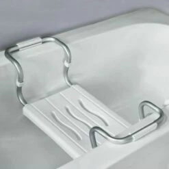 MSV Grand Siège De Baignoire Extensible 50-70cm Blanc - Max 120kg - Blanc -Promos MSV Magasin 63584593 5