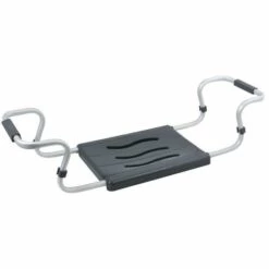 MSV Grand Siège De Baignoire Extensible 50-70cm Gris - Max 120kg - Gris