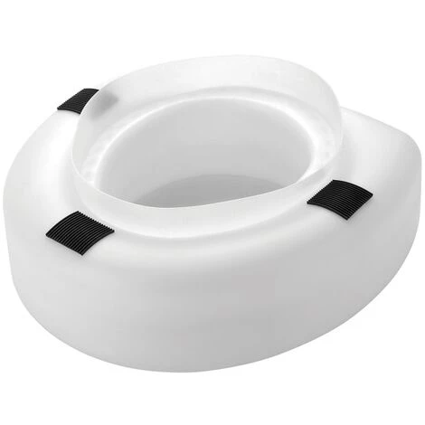 MSV Rehausseur WC 15cm Pour Personne à Mobilité Réduite - Max 100kg - Blanc 2 MSV Rehausseur WC 15cm Pour Personne à Mobilité Réduite - Max 100kg - Blanc – Image 2