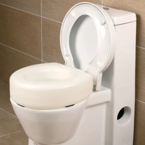 MSV Rehausseur WC 15cm Pour Personne à Mobilité Réduite - Max 100kg - Blanc 3 MSV Rehausseur WC 15cm Pour Personne à Mobilité Réduite - Max 100kg - Blanc – Image 3