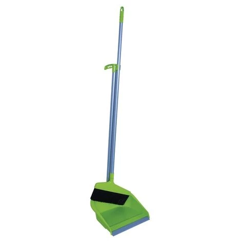 MSV Set Pelle & Balayette Verticale En Plastique Vert Ou Bleu - Vert 1 MSV Set Pelle & Balayette Verticale En Plastique Vert Ou Bleu - Vert