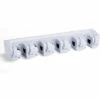 MSV Accroche Balais ABS 6 Crochets/5 Balais - Blanc
