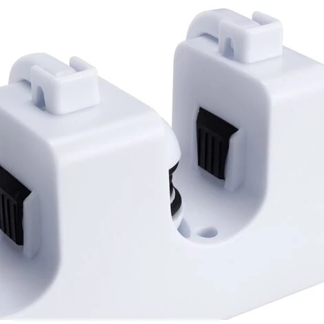 MSV Accroche Balais ABS 6 Crochets/5 Balais - Blanc 2 MSV Accroche Balais ABS 6 Crochets/5 Balais - Blanc – Image 2