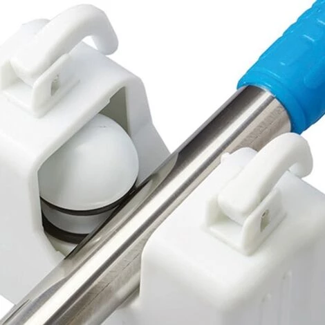 MSV Accroche Balais ABS 6 Crochets/5 Balais - Blanc 5 MSV Accroche Balais ABS 6 Crochets/5 Balais - Blanc – Image 5