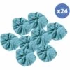 MSV Lot De 24 Franges à Serpillière En Microfibre - Bleu