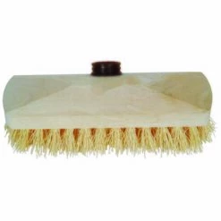 MSV Tête Brosse Lave Pont En Chiendent 22x7x8cm - Beige