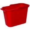 MSV Seau Rectangulaire PP 14L Rouge - Rouge